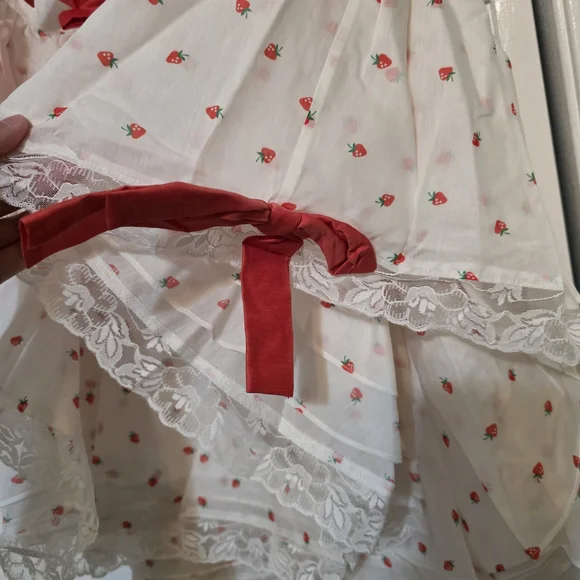 Selkie La Fraise Strawberry Shortcake Cake Shop Mini Dress - 1X - NWT - Picture 7 of 12